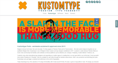 Desktop Screenshot of kustomtype.com